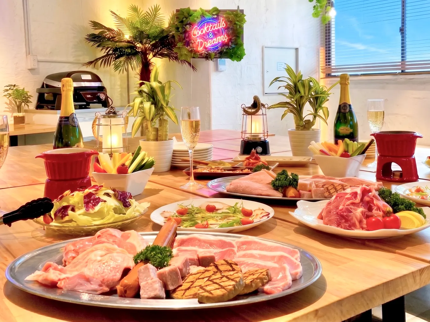 〈渋谷×貸切×昼BBQ〉内観1