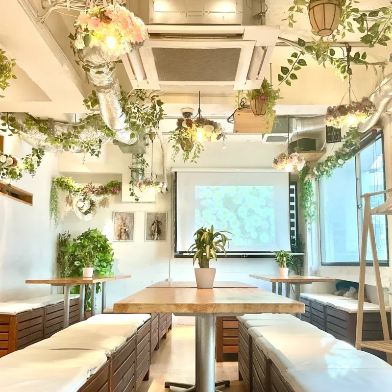 「渋谷ガーデンルーム」は、貸切に特化したおしゃれ居酒屋です!
20人・30人など推し会貸切はお任せください!