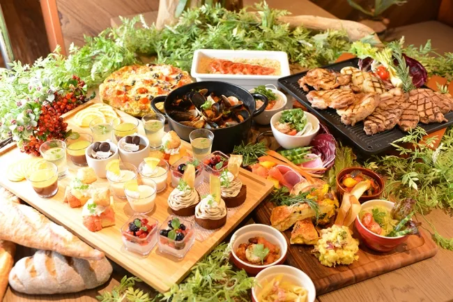 渋谷で50人で貸切するなら「渋谷ガーデンルーム3F」! 貸切パーティーにおすすめコースも多数用意してます!