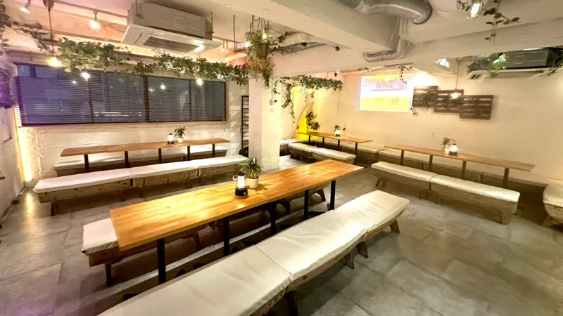 〈渋谷×貸切×忘年会〉20人規模のパーティーでも系列店舗で対応可!各種宴会から室内BBQまで楽しめる「渋谷ガーデンルーム3F」
