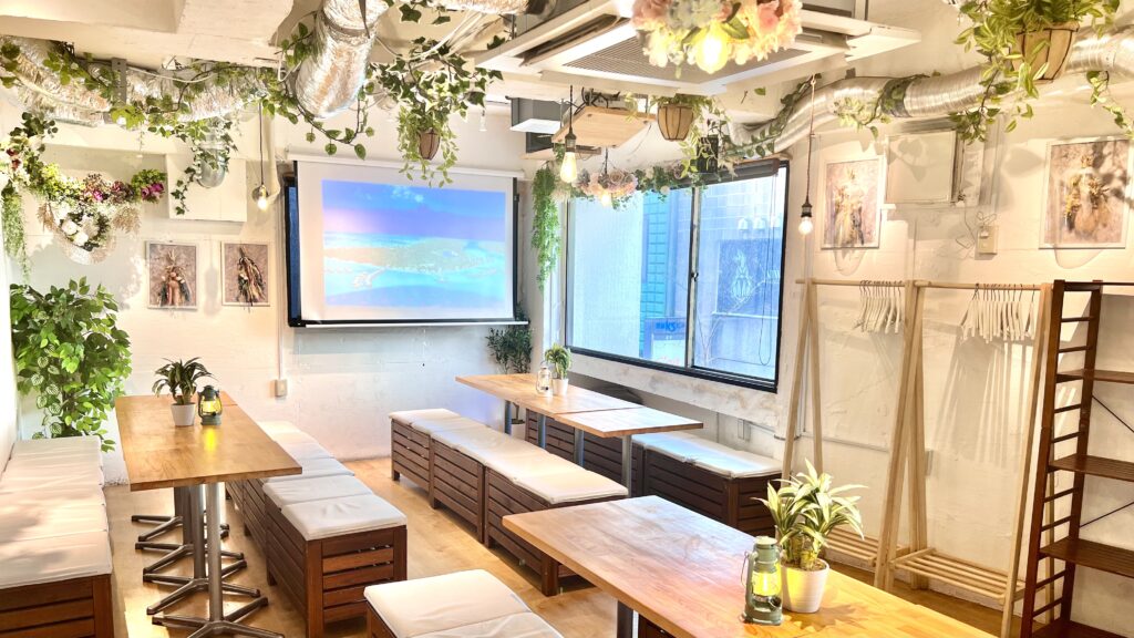 渋谷で50人で貸切するなら「渋谷ガーデンルーム3F」！ 貸切パーティーにおすすめコースも多数用意してます！